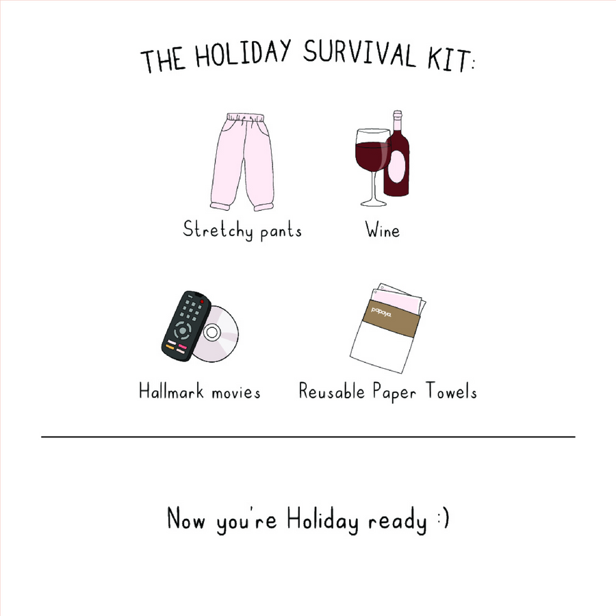 Holiday Survival Card