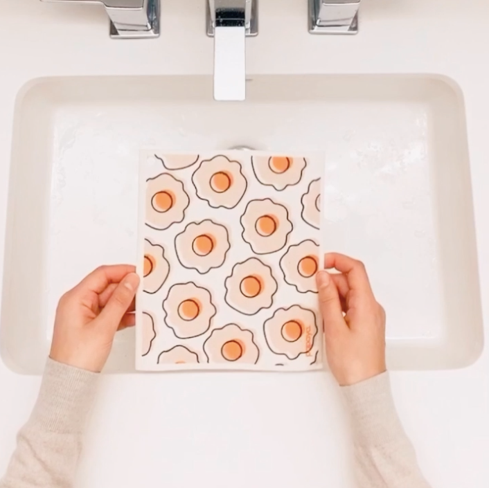 Papaya Reusable Paper Towels (2 Pack) (Squeeze The Day)